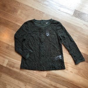 Banana Republic Green Place Top